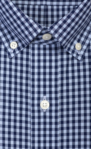 Gingham shop shirt navy