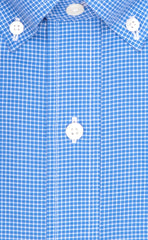 Wilkes & Riley Blue Mini Check Button Down Sport Shirt Alt